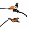 Hope Tech 4 E4 Disc Brake and Lever Set Orange, Rear view 2