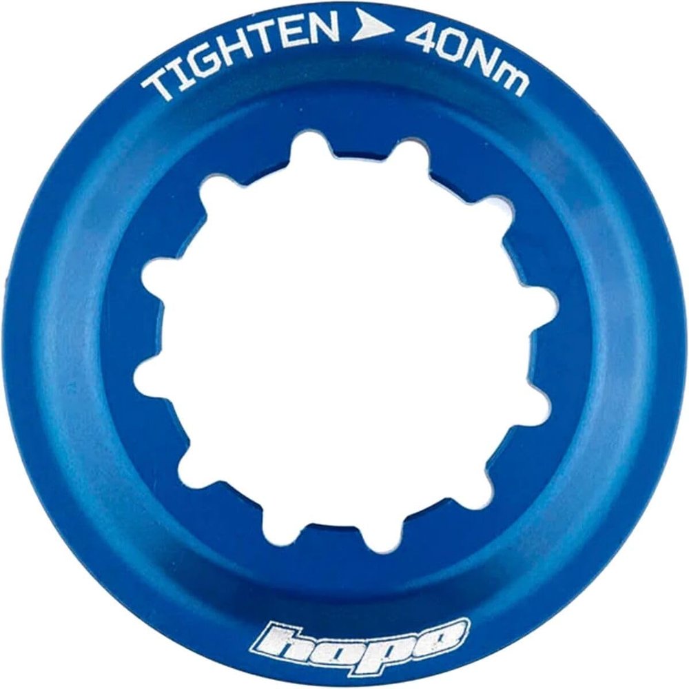 Hope Center Lock Disc Lockring Blue, One Size