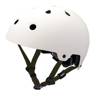 Kali Protectives Maha 2.0 BMX/Bucket Cycling Helmet - Solid Matte White Small/Medium