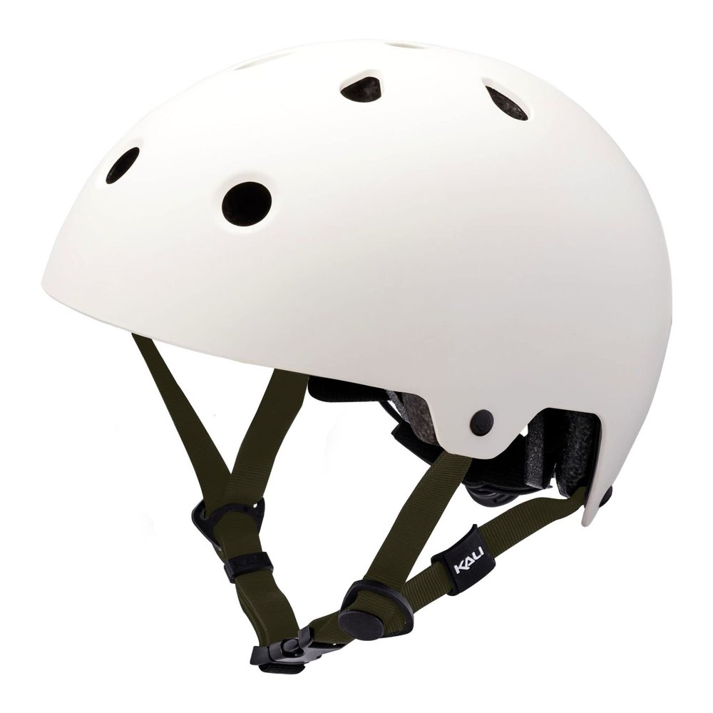 Kali Protectives Maha 2.0 BMX/Bucket Cycling Helmet - Solid Matte White Large/X-Large