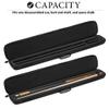 Casemaster Parallax Pool Cue Case, Holds 1 Butt and 1 Shaft, Foam-Lined Pool Stick Case, 600D Oxford Fabric, Chalk Holder, Black view 3