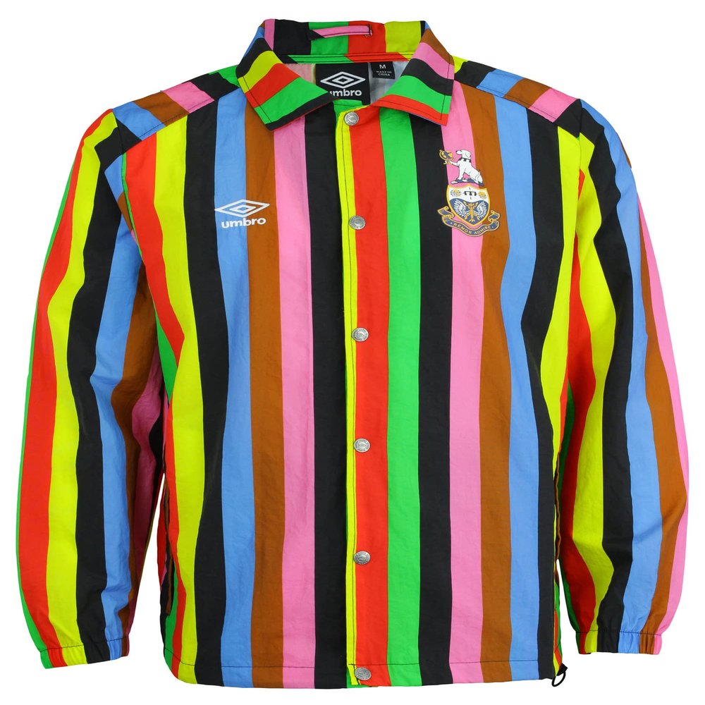Umbro Men's Croquet Stripe Field Jacket, Multi Color Large