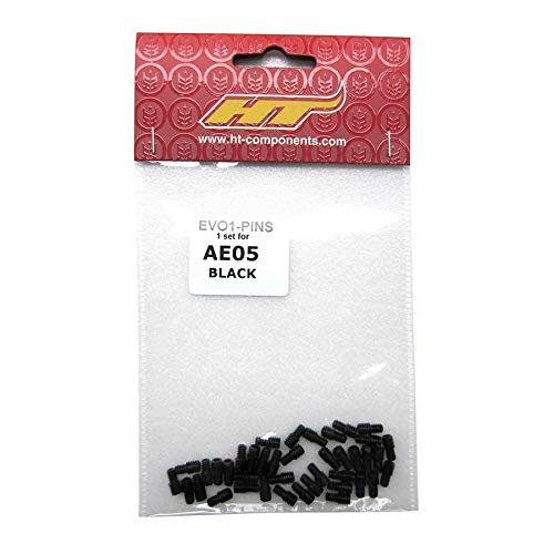 HT Components AE05(EV01) Pedal Pin Kit - Black