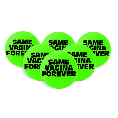 Sterling James Co. Bachelor Party Beer Pong Neon Green Balls  6 Pack  Funny Stag Party Decorations, Ideas and Supplies