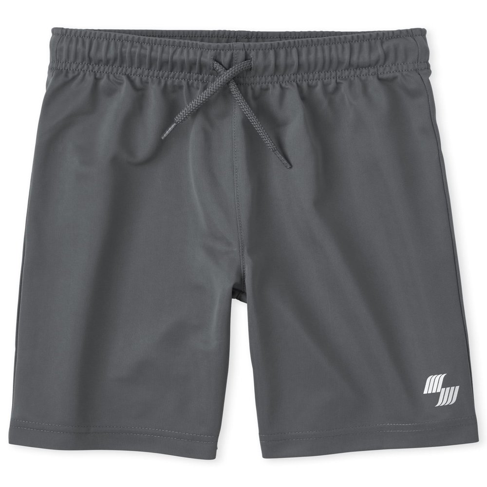 The Children's Place Boys' Athletic Basketball Shorts, Dark Grey, Medium, 3027672
