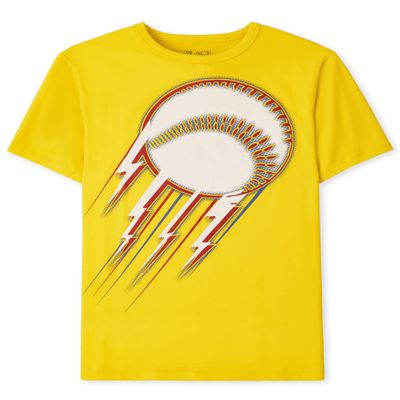 The Children's Place Boys Short Sleeve Graphic T-Shirt, Baseball 3, X-Large US