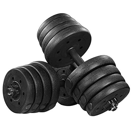A Pair of 35lb Dumbbell Weight Set
