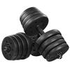 A Pair of 35lb Dumbbell Weight Set view 1