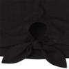 The Children's Place girls The Children's Place Tie Front Tops Shirt, Black, X-Small US view 2
