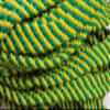 3/4" x 100 ft. Flat Hollow Braid MFP Rope. Yellow/Green view 1