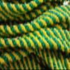 3/4" x 100 ft. Flat Hollow Braid MFP Rope. Yellow/Green view 2