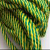 3/4" x 100 ft. Flat Hollow Braid MFP Rope. Yellow/Green view 3