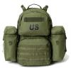 Akmax.cn MOLLE II Medium Tactical Backpack  Authentic Military Rucksack with ABS External Frame, Detachable Side Pouches & Modular Design for Heavy Loads (50L, OD) view 1