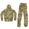 3d Leafy Camo Suit, Camouflage Suit Bush Costume Adult Prank Army Sniper Costume Paintball Suit Airsoft Youth Clothing Outdoor Camo Suit, Camouflage Accessories ( Color : Green 150-190cm/5'-6'2'' ) view 1