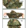 3d Leafy Camo Suit, Camouflage Suit Bush Costume Adult Prank Army Sniper Costume Paintball Suit Airsoft Youth Clothing Outdoor Camo Suit, Camouflage Accessories ( Color : Green 150-190cm/5'-6'2'' ) view 4