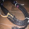 EPT Bull Rope Black Poly Pro 9x7 Left Hand 7/8' x 1" Soft - Bull Riding Rope 16' view 2