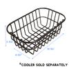 Above Sea Level Cooler Basket for YETI Roadie 24 - Tight Grid, Rock Solid Steel, Compatible with Yeti Ice and Accessories view 3