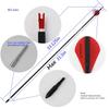 Spine 350 Arrow for 60 Lb Recurve Bow 29 Inch Arrow Target Practice Arrow Hunting Arrow Carbon Arrows Adult Youth Archery Indoor Outdoor Shooting Bullet Tip 12pc view 3