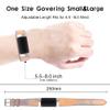 AISPORTS Leather Band Compatible with Fitbit Charge 5 Band for Women Men, Soft Breathable Leather Sport Wristband Metal Classic Buckle Bracelet Replacement Band for Fitbit Charge 5 Activity Tracker view 3