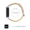 AISPORTS Compatible with Fitbit Charge 6/Charge 5 Band Leather for Women Men, Soft Slim Hollow Breathable Leather Sport Wristband Metal Buckle Bracelet Replacement Band for Fitbit Charge 6/Charge 5 view 3