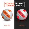 OMOTIYA Glow in The Dark Volleyball, LED Light Up Volleyball, Outdoor Volleyball Gifts for Boys and Girls, Night Glowing Ball, Soft Volleyballs Gifts Ideas for Age 8, 9, 10, 11, 12, 13+ Kids Teens view 2