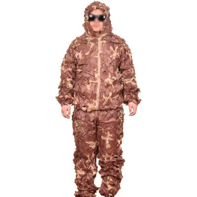Hunting Suits for Men,Camouflage Bush Suit Kids Suit Camouflage Military Set Camo Poncho Tactical Men's Jacket Pants Camo Hooded Paintball Sniper Wildlife Photography Camo Net Mesh,Camouflage Suits