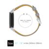 AISPORTS Compatible for Fitbit Charge 6/Charge 5 Band Leather for Women Men, Soft Slim Hollow Breathable Leather Sport Wristband Metal Buckle Bracelet Replacement Band for Fitbit Charge 6/Charge 5 view 3