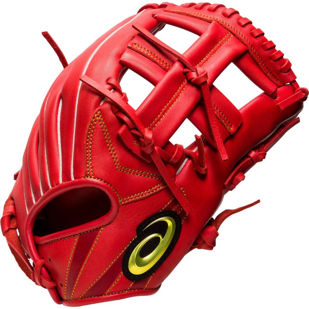 ASICS Professional Style 3124A256 Baseball Boys Soft Grab All-Round Professional Style, Tanaka Model, Medium Size