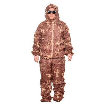 Splenlife Leafy Camo Suit, Hunting Suits for Men Camo Camouflage Clothes Sniper Clothes Turkey Hunting Clothes Paintball Suits for Kids Jungle Shooting Forest Military Wildlife Phtotgraphy,2 Pieces