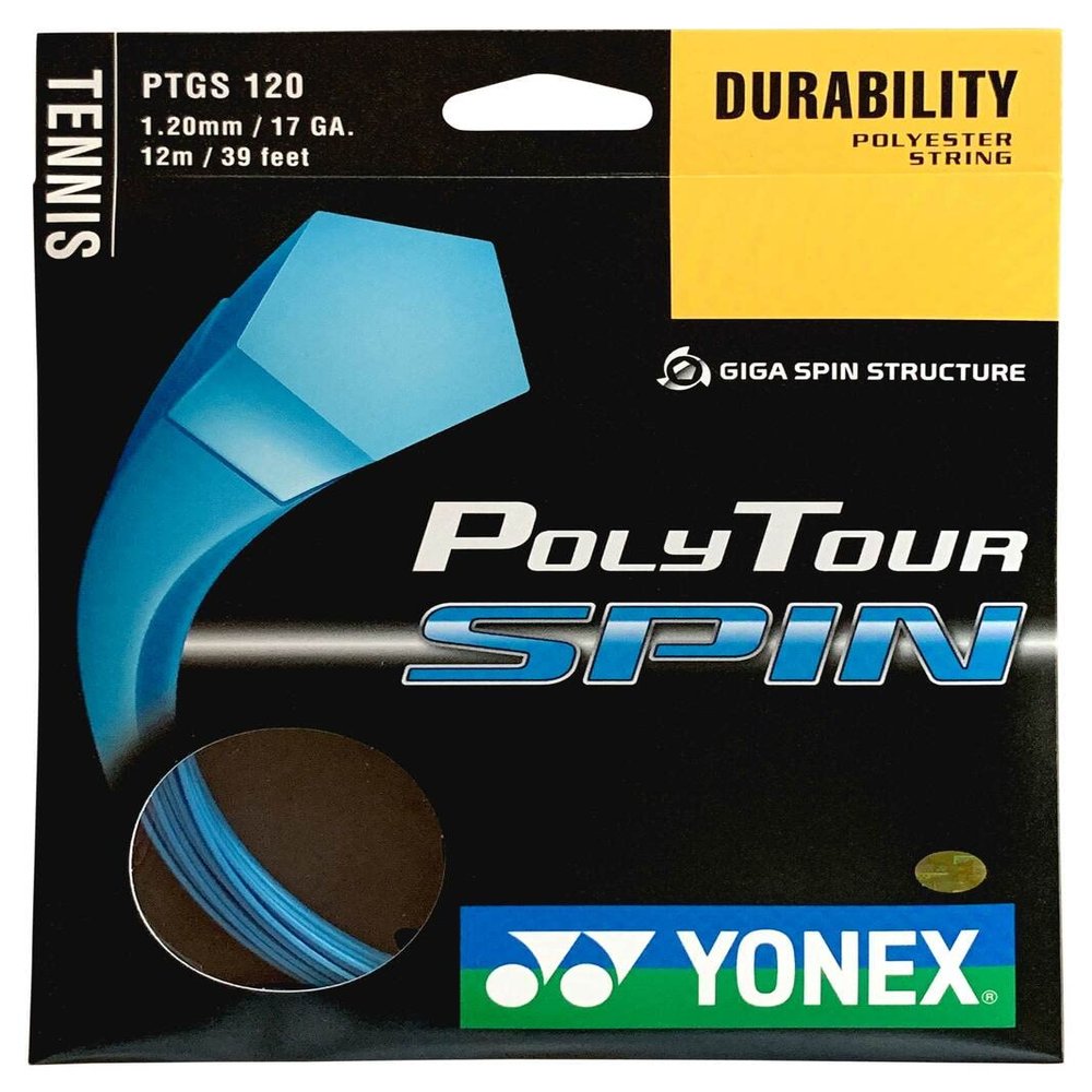 Yonex Poly Tour Spin 125 Blue Tennis String (8 Sets)