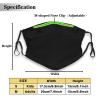 Cool Japanese Demon Face Mask Balaclava Reusable Masks For Adult Teens Kids, 2 Filters M view 2