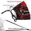 Cool Japanese Demon Face Mask Balaclava Reusable Masks For Adult Teens Kids, 2 Filters M view 4