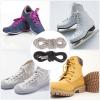 4 Pieces Rhinestone Glitter Rope 55'' Shoelaces Crystal Shoe Laces Bling Bling Drawstring Cords Replacement Shiny Round Shoe Laces Sneakers Canvas Athletic Girls' Cheerleading Shoes view 4