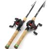 1.8m2.1m2.4m2.7m Carbon Casting Fishing rod Portable telescopic lure rod Casting Reel Combos M power Long shot 15-45g fast poleCasting combination ZYHYD ( Color : Right-handed scroll , Size : 2.1m )