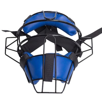 Maois Baseball & Softball Catcher Face Mask for Maximum Protection, Traditional Style Steel Head Guard w/High Impact Absorption Foam Pad,for Adults & Kids, Support for Maximum Field Vision, Blue