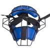 Maois Baseball & Softball Catcher Face Mask for Maximum Protection, Traditional Style Steel Head Guard w/High Impact Absorption Foam Pad,for Adults & Kids, Support for Maximum Field Vision, Blue view 1