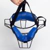 Maois Baseball & Softball Catcher Face Mask for Maximum Protection, Traditional Style Steel Head Guard w/High Impact Absorption Foam Pad,for Adults & Kids, Support for Maximum Field Vision, Blue view 2