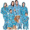 Footed Pajamas - Family Matching Polar Hoodie One Pieces for Boys, Girls, Men, Women and Pets - Infant - Small (Fits 0-3mos.) view 1
