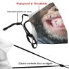 Cute Monkey Mouth Lip Pattern Face Mask Reusable 5 Layers Balaclava Bandana For Teens Adult, 2 Filters M view 4