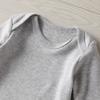 shlrzy My Great Aunt Loves Me Baby Boy Clothes Unisex Funny Baby Girl Bodysuits 0-3 months graylong view 2