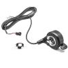 Electric Bicycle Thumb Throttle WUXING, FT-21X Finger Throttle, 12-72V Universal,Speed Control for Ebike Pocket Razor Scooter Accessories Part, (Normal Plug (SM-3Y)) view 1