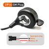 Electric Bicycle Thumb Throttle WUXING, FT-21X Finger Throttle, 12-72V Universal,Speed Control for Ebike Pocket Razor Scooter Accessories Part, (Normal Plug (SM-3Y)) view 4