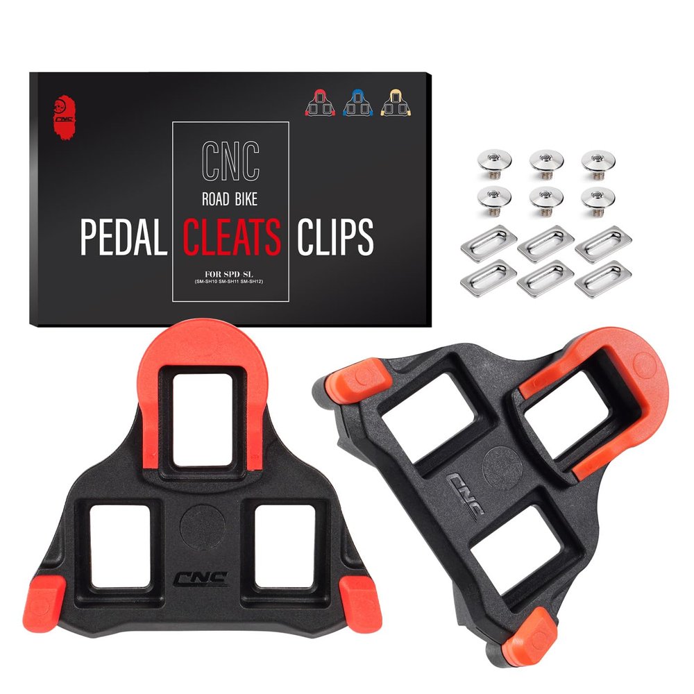 Chooee Road Bike Cleats for Shimano SPD-SL SM-SH10 Cleats Speed-SL Bicycle Pedals Cleat