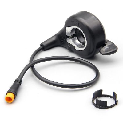 Electric Bicycle Thumb Throttle WUXING, FT-21X Finger Throttle, 12-72V Universal,Speed Control for Ebike Pocket Razor Scooter Accessories Part, (Waterproof PlugWP-3Pin)