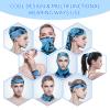 AZORINA 4 Pack Neck Gaiter Face Mask Scarf Masks Bandanas Breathable Outdoor Headwear Balaclavas Cover for Men Women (Black&Blue&Navy&Army Green) view 4