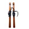 DDER Outdoor Camping Wooden Sledge with Walking Sticks, Beech Skis, Winter Snow Sports Essential Equipment view 2