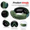 SPOSUNE Airsoft Goggles Anti Fog Army Tactical Goggles with 3 Interchangeable Lens UV400 Protection Over Glasses Airsoft Eye Protection Desert Goggles view 3