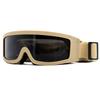 SPOSUNE Airsoft Goggles Anti Fog Army Tactical Goggles with 3 Interchangeable Lens UV400 Protection Over Glasses Airsoft Eye Protection Desert Goggles view 1