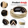SPOSUNE Airsoft Goggles Anti Fog Army Tactical Goggles with 3 Interchangeable Lens UV400 Protection Over Glasses Airsoft Eye Protection Desert Goggles view 3