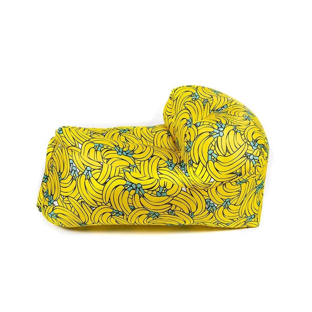 DDER Swimming Pool Hammock Floating Water Recliner Sofa Summer Beach Water Inflatable Recliner Swimming Pool Accessories (Banana)